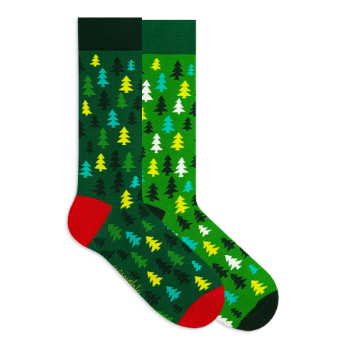 Świąteczne skarpetki - Xmas Trees