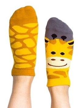 Zabawne stopki z żyrafą - Gigi Giraffe Kids