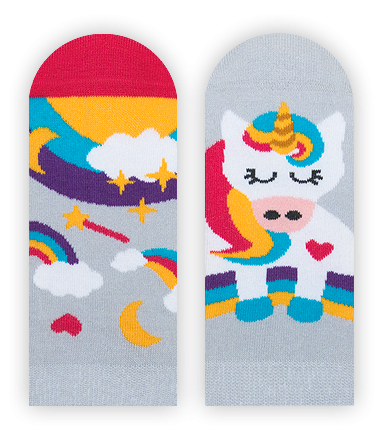 Zabawne stopki z jednorożcem - Happy Unicorn Kids